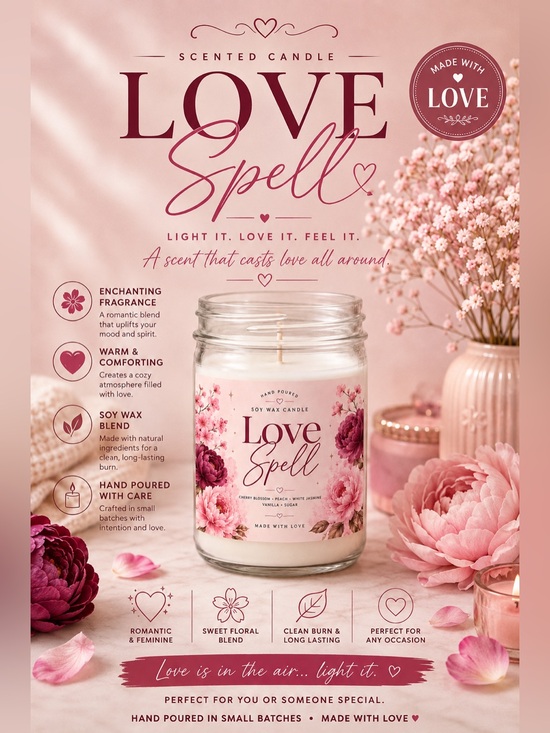 Other - 🌸🌺Love Spell Candle🌸🌺